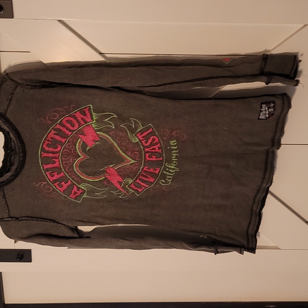Reversible Affliction Longsleeve T-shirt.